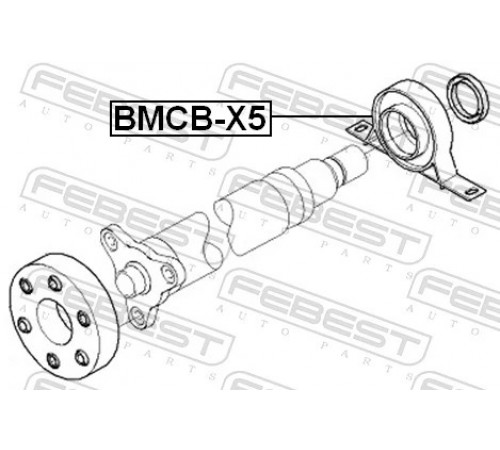 Підшипник, проміжний підшипник карданного вала BMCB-X5 FEBEST
