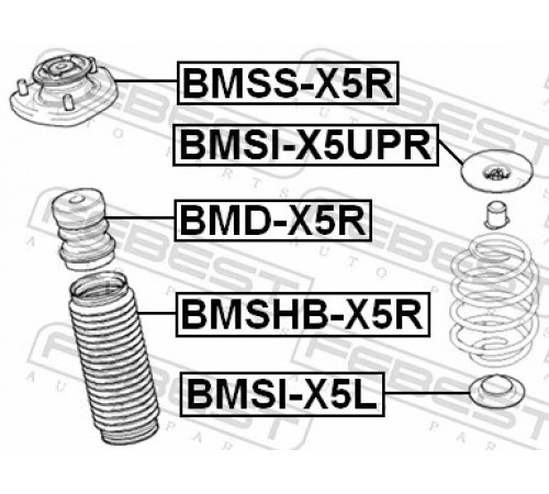 Тарілка пружини BMSI-X5L FEBEST