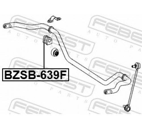 Опора, стабілізатор BZSB-639F FEBEST