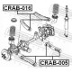 Опора, важіль підвіски CRAB-005 FEBEST