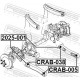 Опора, важіль підвіски CRAB-038 FEBEST