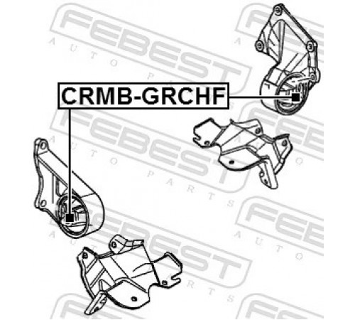 Опора, двигун CRMB-GRCHF FEBEST
