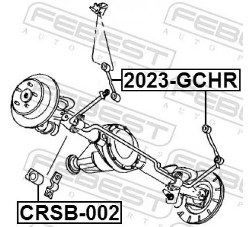 Опора, стабілізатор CRSB-002 FEBEST