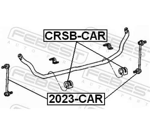 Опора, стабілізатор CRSB-CAR FEBEST