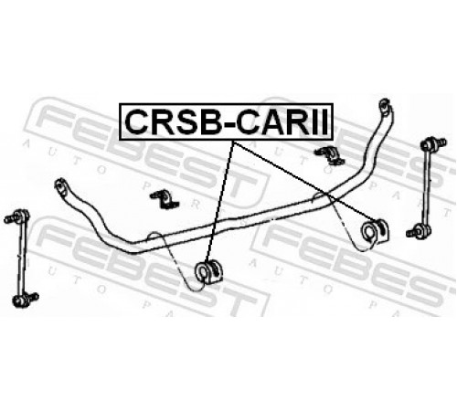 Опора, стабілізатор CRSB-CARII FEBEST