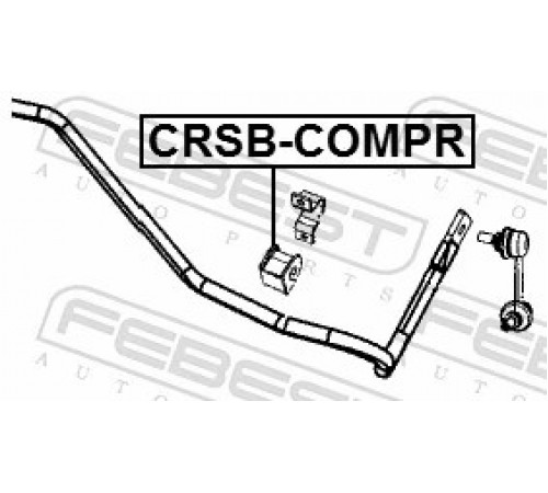 Опора, стабілізатор CRSB-COMPR FEBEST