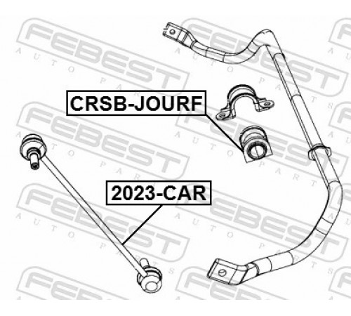 Опора, стабілізатор CRSB-JOURF FEBEST