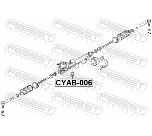 Опора, рульовий механізм CYAB-006 FEBEST