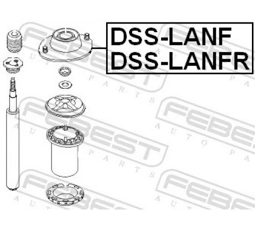 Верхня опора, стійка амортизатора DSS-LANF FEBEST