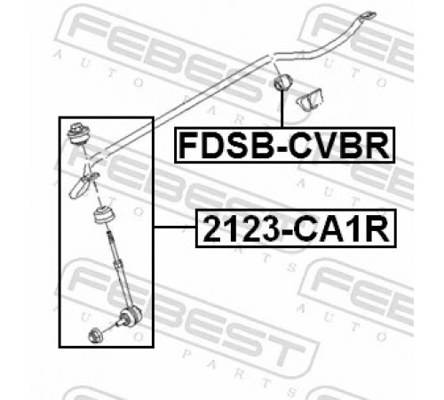 Опора, стабілізатор FDSB-CBVR FEBEST