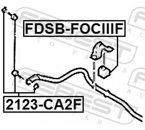 Опора, стабілізатор FDSB-FOCIIIF FEBEST