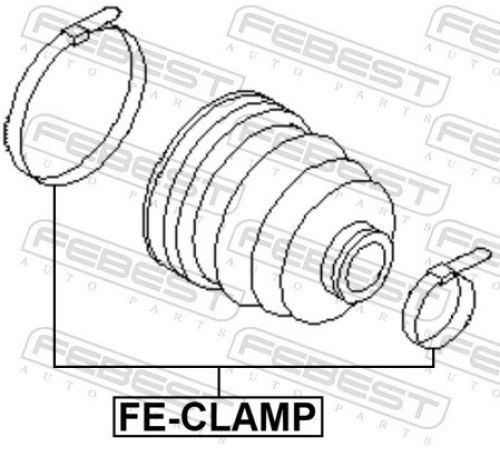 Хомут FE-CLAMP FEBEST
