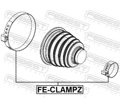 Затискний хомут FE-CLAMPZ FEBEST