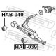 Опора, важіль підвіски HAB-039 FEBEST