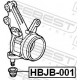 Ремонтний комплект, нижній/верхній кульовий шарнір HBJB-001 FEBEST
