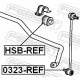 Опора, стабілізатор HSB-REF FEBEST