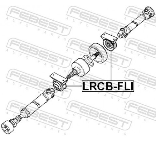 Підшипник, проміжний підшипник карданного вала LRCB-FLI FEBEST