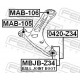 Опора, важіль підвіски MAB-106 FEBEST