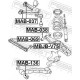 Опора, важіль підвіски MAB-136 FEBEST