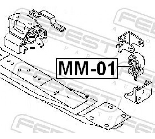 Опора, розподільна коробка MM-01 FEBEST