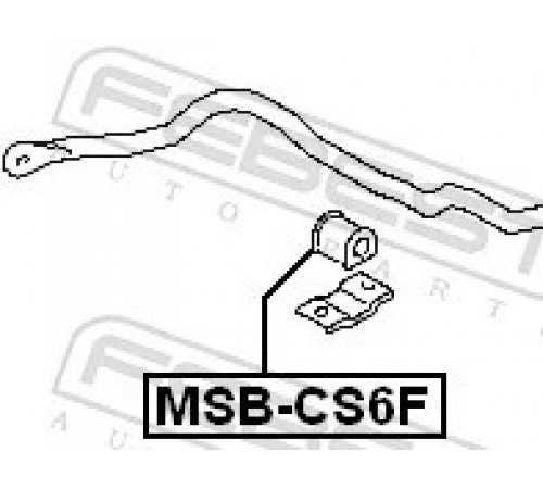 Опора, стабілізатор MSB-CS6F FEBEST