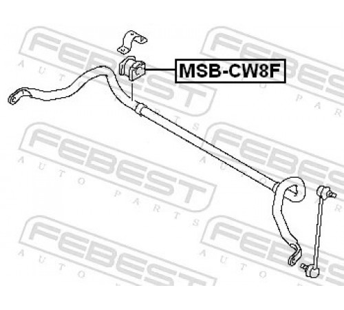 Опора, стабілізатор MSB-CW8F FEBEST
