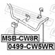 Опора, стабілізатор MSB-CW8R FEBEST