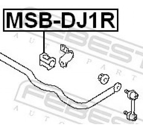 Опора, стабілізатор MSB-DJ1R FEBEST