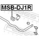 Опора, стабілізатор MSB-DJ1R FEBEST