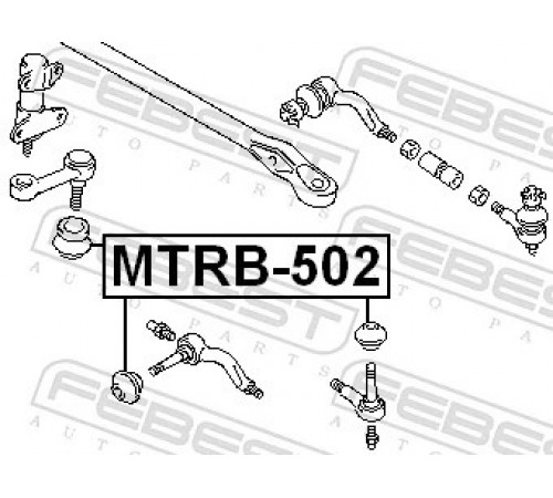 Ремонтний комплект, голівка поперечної рульової тяги MTRB-502 FEBEST