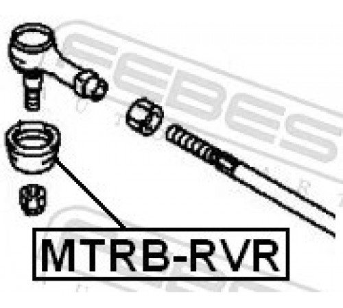 Ремонтний комплект, голівка поперечної рульової тяги MTRB-RVR FEBEST