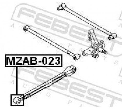 Опора, важіль підвіски MZAB-023 FEBEST