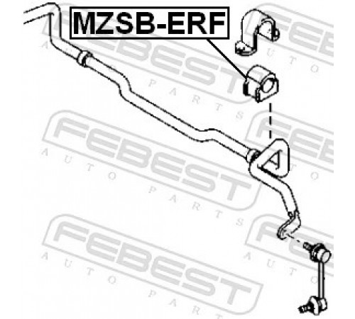 Опора, стабілізатор MZSB-ERF FEBEST