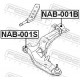 Опора, важіль підвіски NAB-001S FEBEST