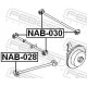 Опора, важіль підвіски NAB-028 FEBEST