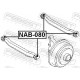 Опора, важіль підвіски NAB-080 FEBEST