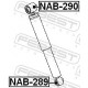 Втулка, амортизатор NAB-290 FEBEST