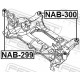 Опора, балка моста NAB-299 FEBEST