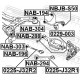 Опора, балка моста NAB-303 FEBEST
