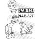 Опора, важіль підвіски NAB-326 FEBEST