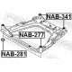 Опора, балка моста NAB-341 FEBEST