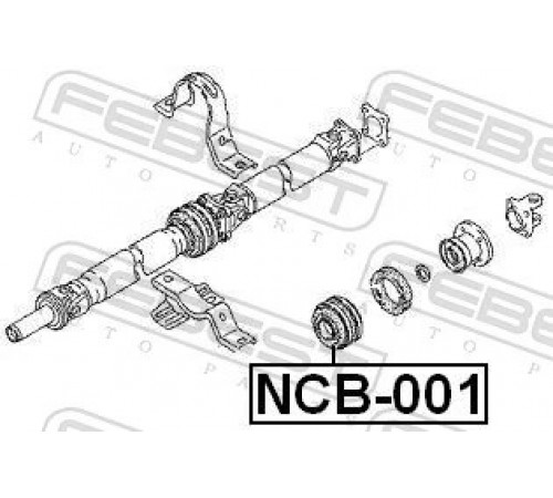 Підшипник, проміжний підшипник карданного вала NCB-001 FEBEST