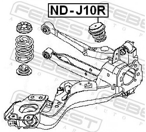 Буфер, підвіска ND-J10R FEBEST