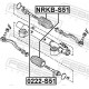Гофрований кожух, механізм рульового керування NRKB-S51 FEBEST