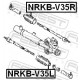 Гофрований кожух, механізм рульового керування NRKB-V35R FEBEST