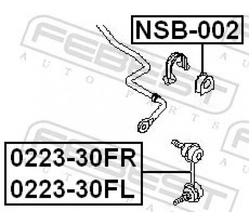 Опора, стабілізатор NSB-002 FEBEST