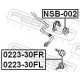 Опора, стабілізатор NSB-002 FEBEST