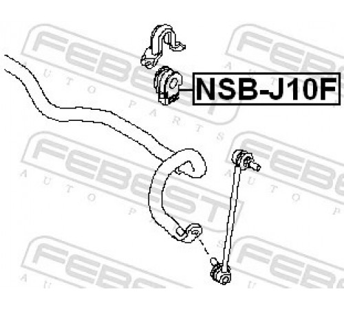 Опора, стабілізатор NSB-J10F FEBEST
