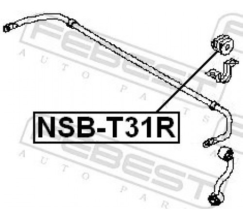 Опора, стабілізатор NSB-T31R FEBEST