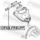 Опора, важіль підвіски OPAB-FRBUPF FEBEST